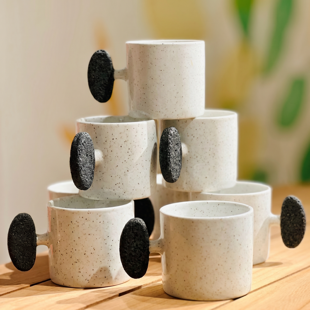 Handmade Ceramic Coffee Cup Set