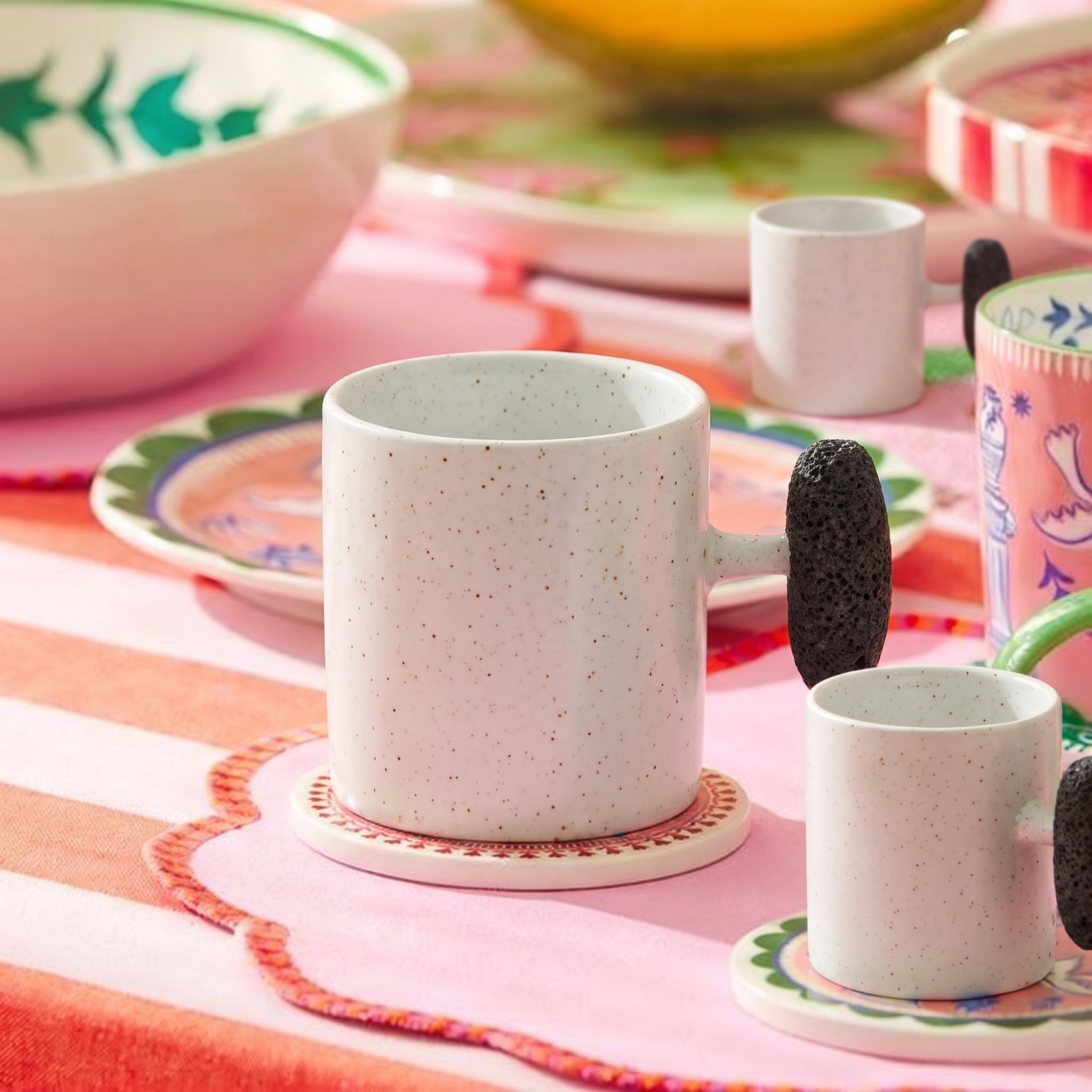 Handmade Ceramic Coffee Cup Set
