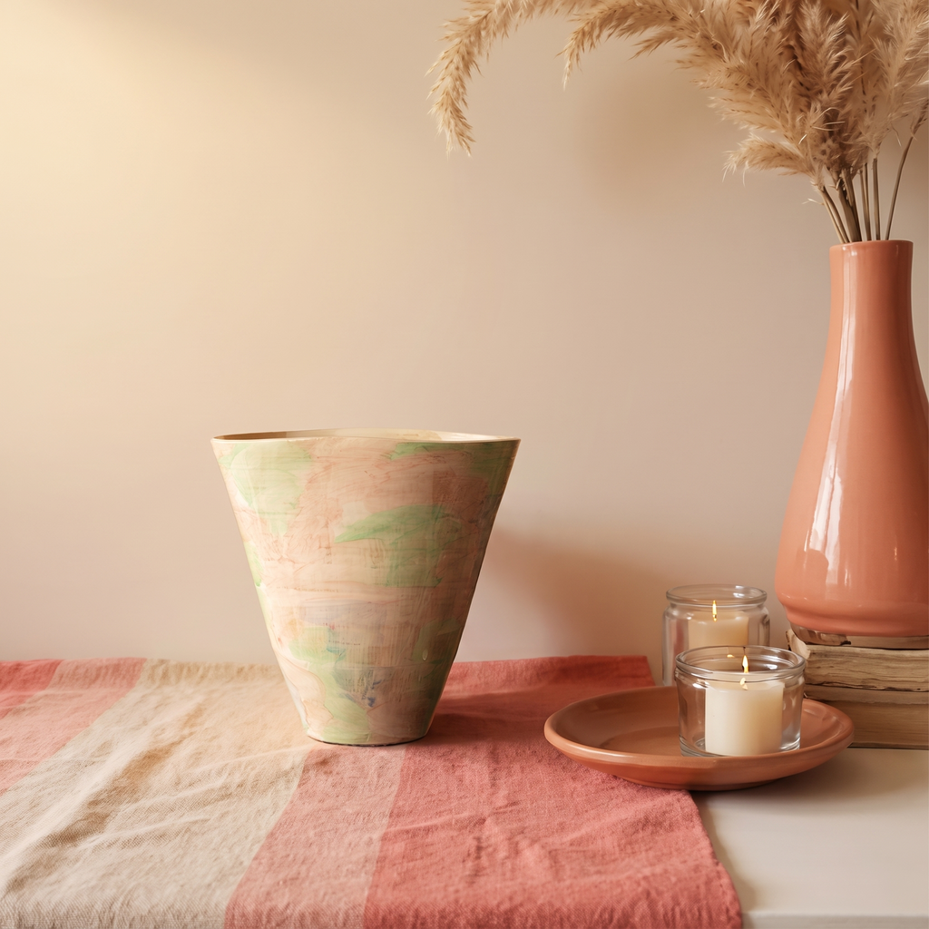 Ceramic Flowerpot Handmade Art Advanced Sense